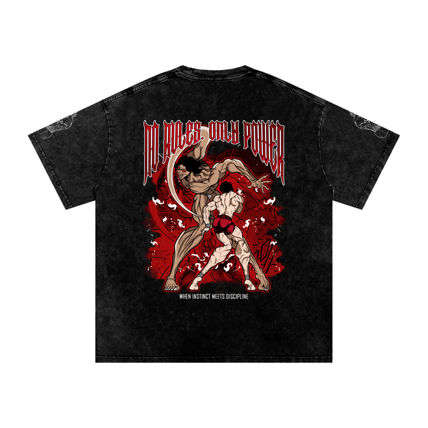 Baki Oversized T-shirt - TikiOtaku