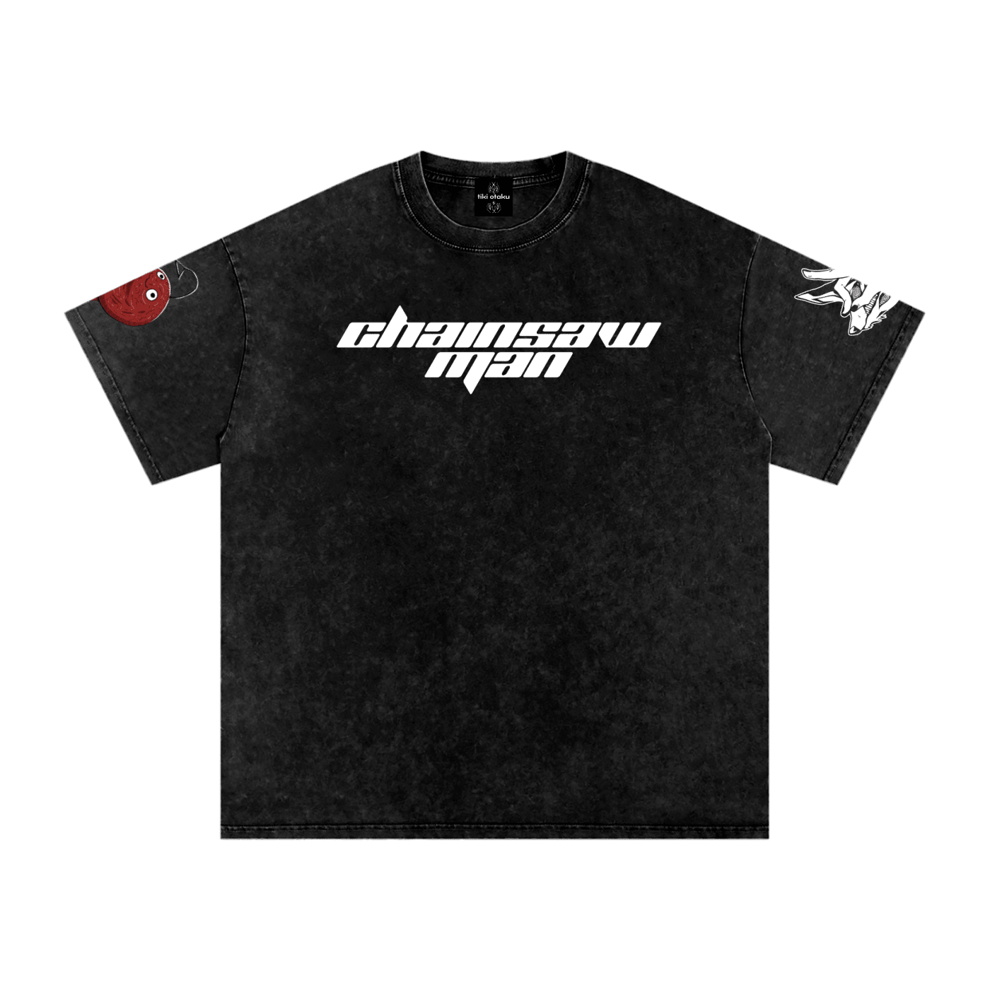 Chainsaw Man Oversized T-shirt - TikiOtaku